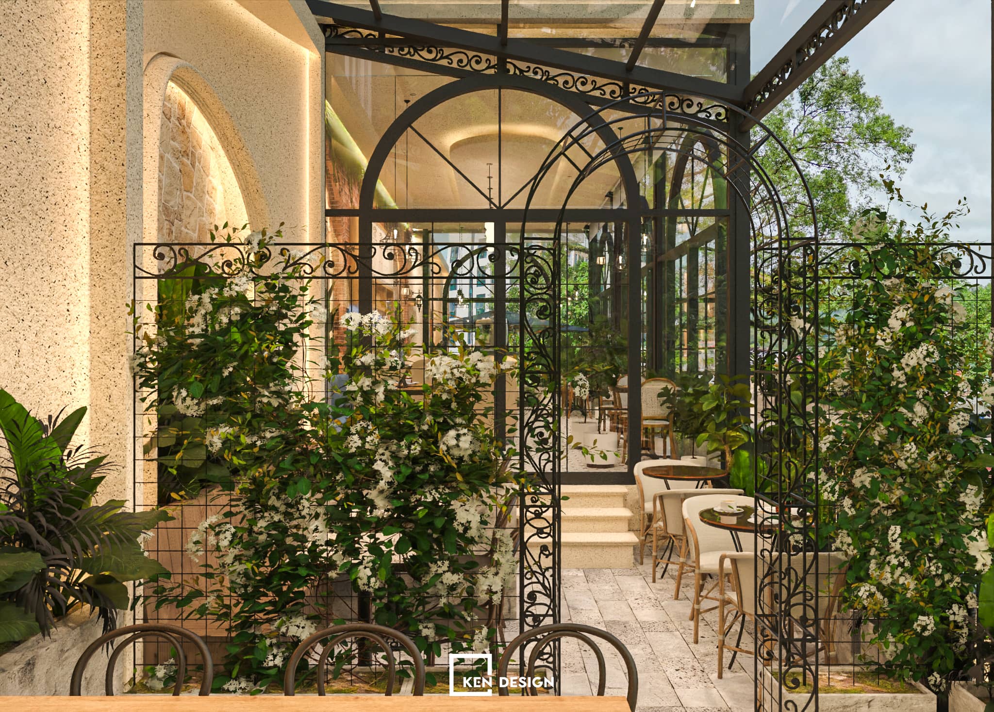 Thiết kế quán Tày Cafe tại Cao Bằng